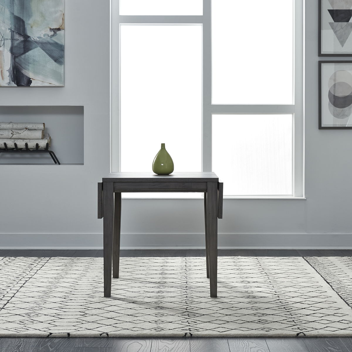 Tanners Creek - Drop Leaf Table - Graystone - Image 9