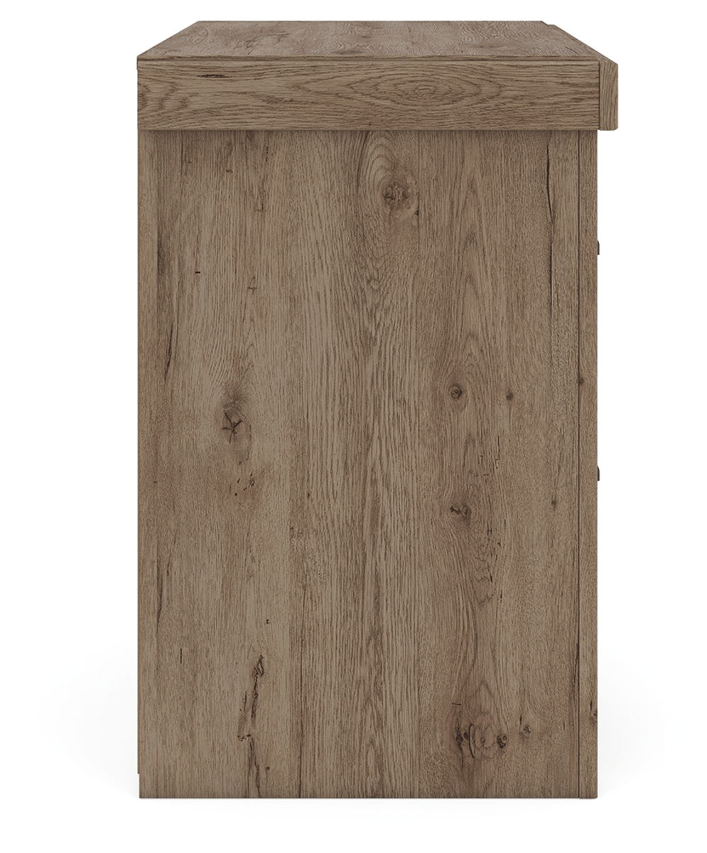 Oliandon - Two Drawer Night Stand - Light Brown - Image 7