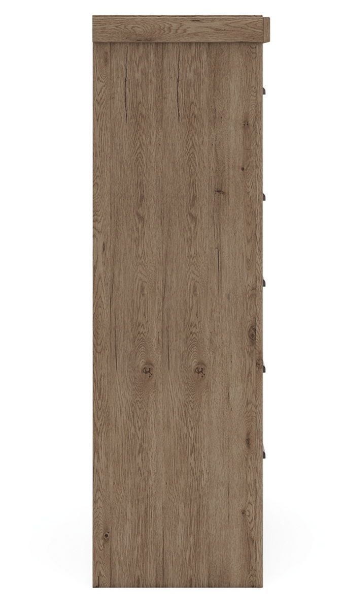 Oliandon - Five Drawer Chest - Light Brown - Image 7