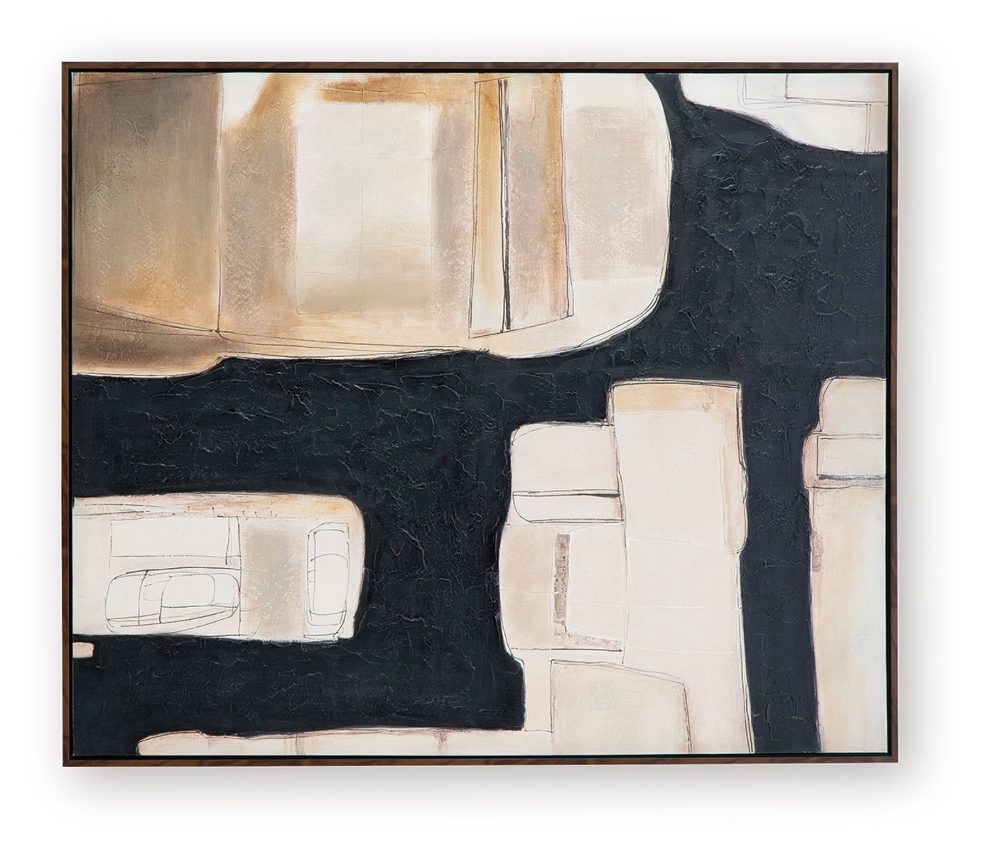 Feyville - Wall Art - Black / Brown / Cream - Image 5