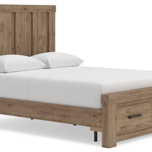 Oliandon - Panel Storage Bed