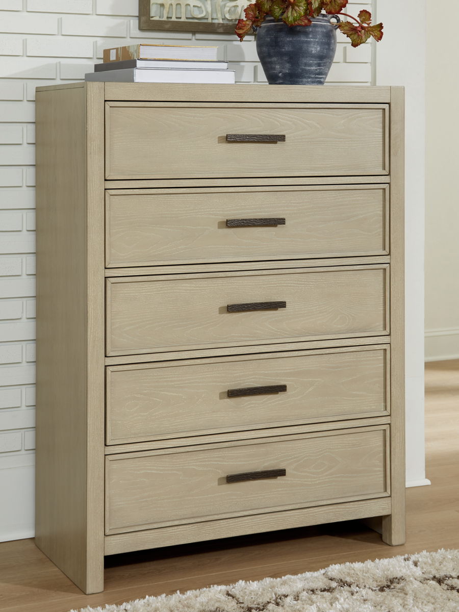 Calmoro - Five Drawer Chest - Gray - Image 6