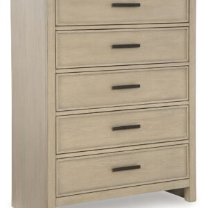 Calmoro - Five Drawer Chest - Gray