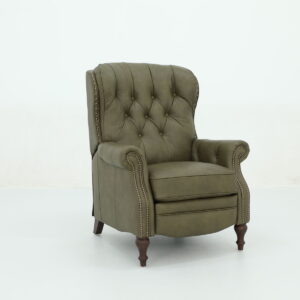 Kendall - Recliner Push Thru The Arm - Oasis-Olive