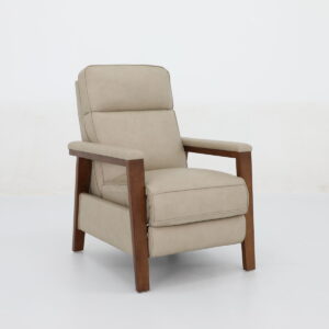 Ashland (B) - Recliner Push Thru The Arm - Cashmere-Stone