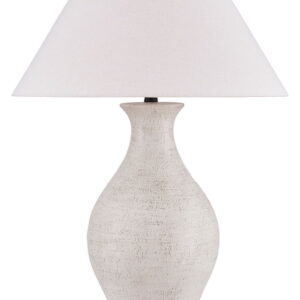 Ashbend - Ceramic Table Lamp - Antique White