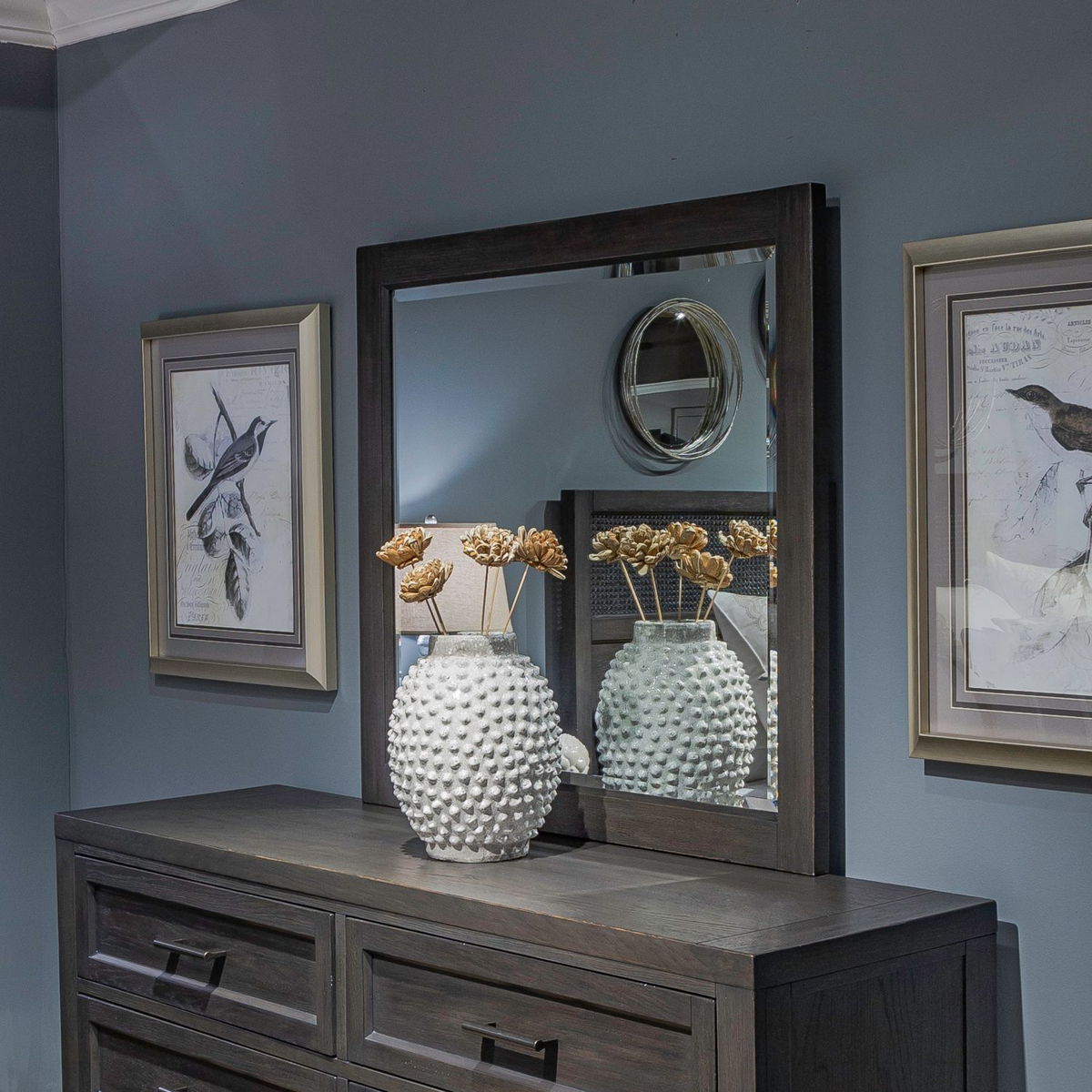 Caruso Heights - Landscape Mirror - Aged Whiskey