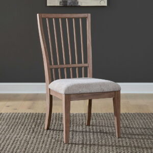 Haven Hills - Spindle Back Side Chair (RTA) - Camel Beige