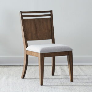 Shaker Lakes - Panel Back Side Chair (RTA) - Harvest Brown