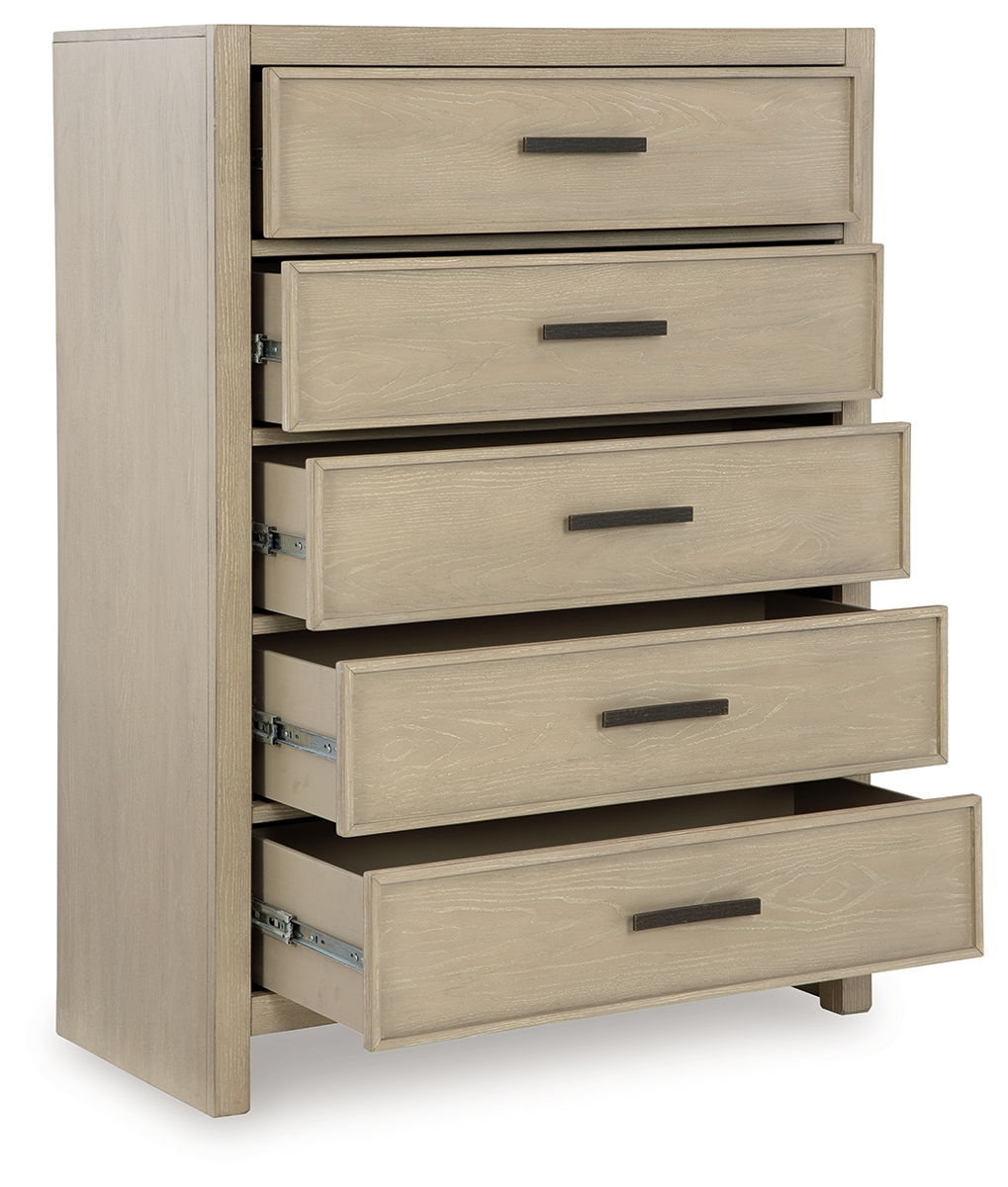 Calmoro - Five Drawer Chest - Gray - Image 2